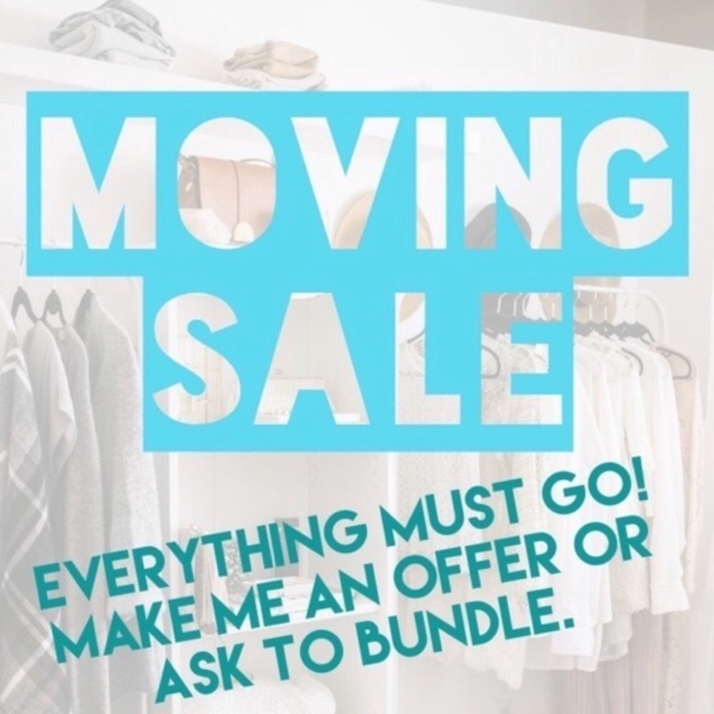Moving sale. Make me an offer!